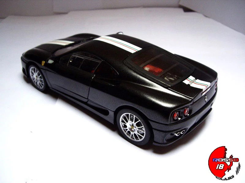 Ferrari 360 Modena coupe cs black 1/18 Hot Wheels